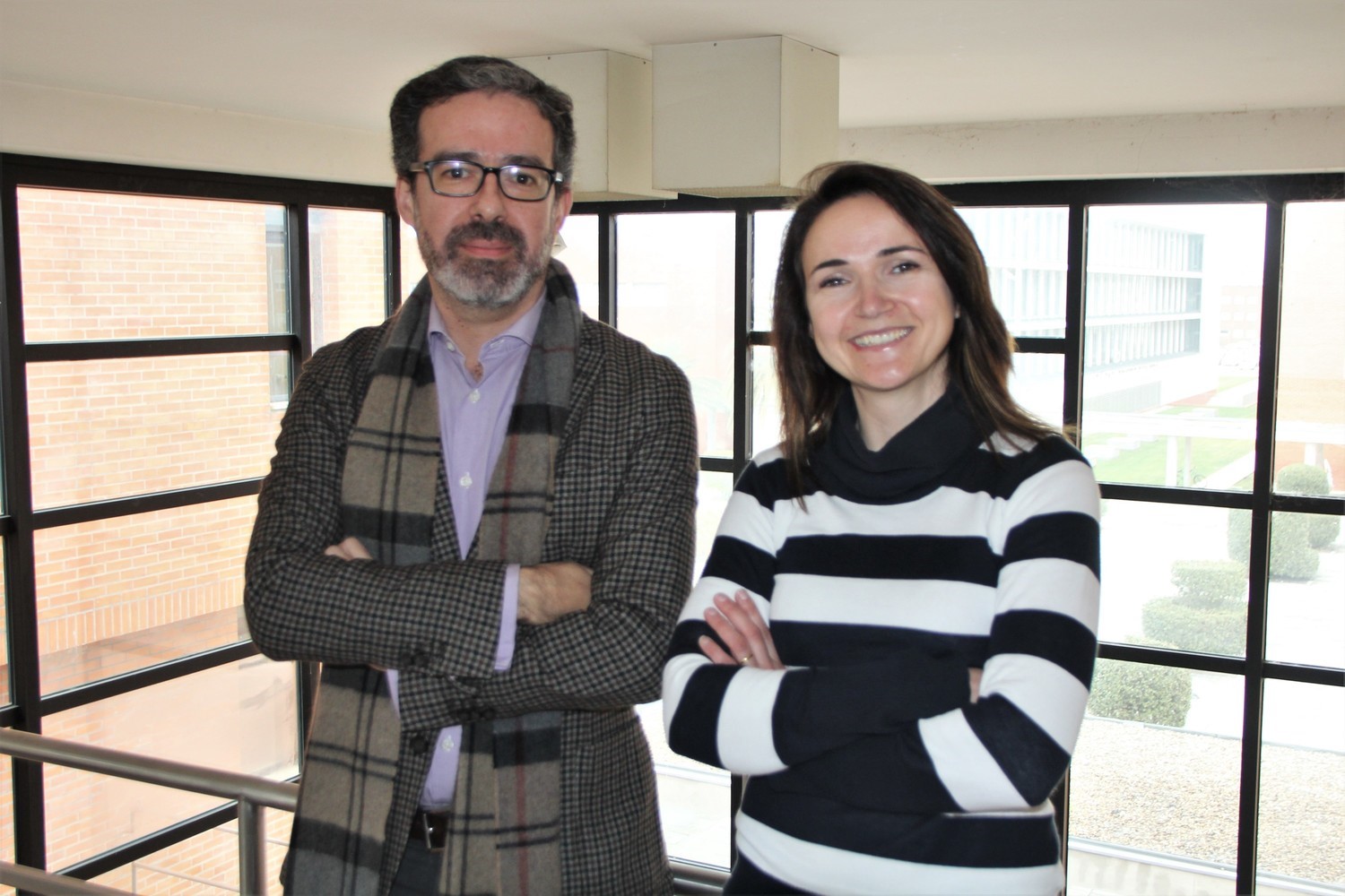 Os investigadores Filipe Teles e Patrícia Silva