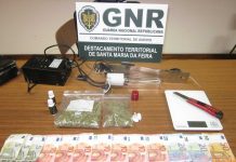 Jovem detido por tráfico e cultivo de droga