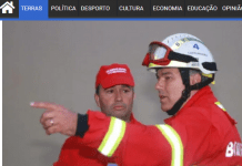 Bombeiros de Lourosa e GNR Canedo resgatam idosa que caiu numa ravina com 30 metros