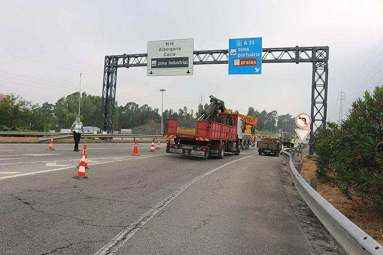 Aveiro: Renovados os pórticos de sinalização da Avenida Europa