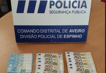 Identificado homem que furtou 4.500 euros a cliente do casino
