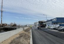 Pavimentação na Avenida Marginal do Porto de Pesca do Largo