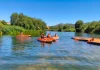 Primeira experiência de Kayak Polo (adaptado) no Caima