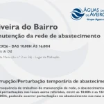 AdRA: Suspensão temporária do abastecimento em Oliveira do Bairro