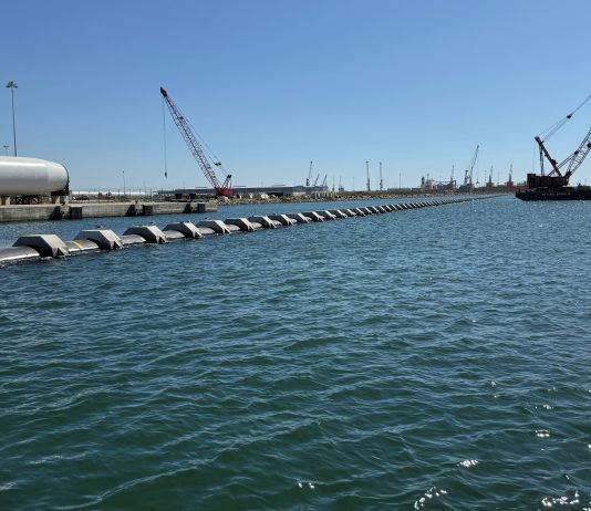 Porto de Aveiro: Operações de projeto testadas em equipamentos para aquacultura