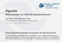 AdRA: Suspensão temporária do abastecimento em Águeda