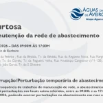 Suspensão temporária do abastecimento na Murtosa