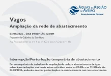 AdRA: Suspensão temporária do abastecimento em Vagos