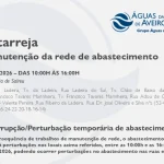 AdRA: Suspensão temporária do abastecimento em Estarreja