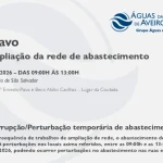 AdRA: Suspensão temporária do abastecimento em Ílhavo