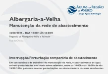 AdRA: Suspensão temporária do abastecimento em Albergaria-a-Velha
