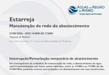 AdRA: Suspensão temporária do abastecimento em Estarreja / Beduído